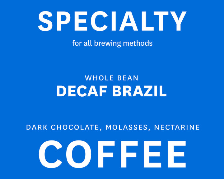 Decaf Brazil coffee bag